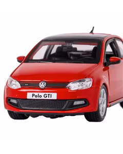 Macheta auto Volkswagen Polo 5 GTI M5 2014 rosu 1:24