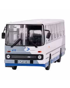 Macheta autobuz Ikarus 260 alb-albastru 1:43 Premium ClassiXXs