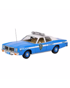 Macheta autospeciala politie Dodge Monaco NYPD 1978 bleu cu alb 1-18