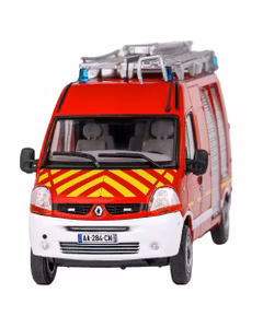 Macheta autospeciala Pompieri Renault Master Van 2003 rosu 1:43