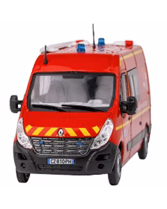 Macheta autospeciala Pompieri Renault Master Van 2014 rosu 1:43