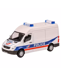 Macheta autospeciala Mercedes-Benz Sprinter Police Nationale 2017 alb 1:50