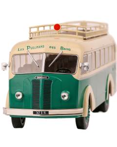 Macheta autobuz Panhard Movic IE 24 1948 crem cu verde 1:43