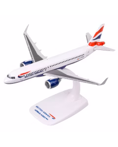 Macheta avion Airbus A320neo British Airways G-TTNA - Scara 1:200 - Herpa