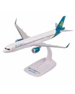 Macheta Avion Airbus A321neo Aer Lingus EI-LRA 1:200 - Avion de Pasageri de Colectie PPC Models
