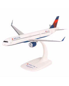 Macheta Avion Airbus A321neo Delta Air Lines N584DN 1:200 - Avion de Pasageri de Colectie PPC Models