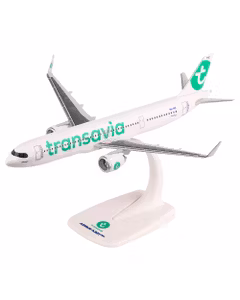 Macheta Avion Airbus A321neo Transavia PH-YHZ 1:200 - Avion de Pasageri de Colectie PPC Models
