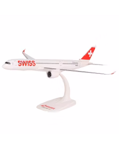 Macheta Avion Airbus A350-900 Swiss International Air Lines HB-IFA 1:200 - Avion de Pasageri de Colectie PPC Models