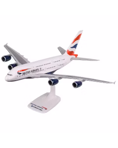 Macheta Avion Airbus A380-800 British Airways G-XLEL 1:200 - Avion de Pasageri de Colectie PPC Models