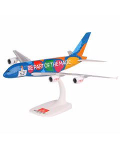 Macheta Avion Airbus A380-800 Emirates Be Part of the Magic Dubai Expo A6-EEU 1:250 - Avion de Pasageri de Colectie PPC Models