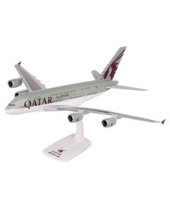 Macheta Avion Airbus A380-800 Qatar Airways A7-APE 1:200 - Avion de Pasageri de Colectie PPC Models