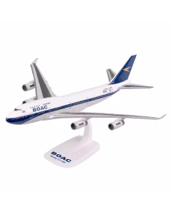 Macheta Avion Boeing 747-400 British Airways BOAC 100 Years G-BYGC 1:250 - Jumbo Jet de Colectie PPC Models