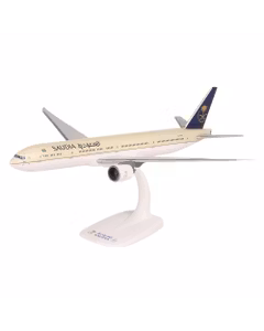 Macheta Avion Boeing 777-300ER Saudi Arabian Airlines HZ-AK42 1:200 - Avion de Pasageri de Colectie PPC Models