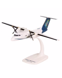 Macheta Avion Bombardier Dash 8-100 Olympic Air SX-BIP 1:100 - Avion Regional de Colectie PPC Models