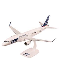 Macheta avion Embraer E195 LOT Polish Airlines scara 1-100 Herpa