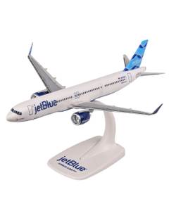 Macheta avion JetBlue Airbus A321neo N4022J alb cu albastru - scara 1:200, PPC 224370