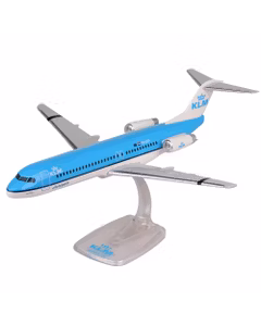 Macheta avion KLM Cityhopper Fokker 100 PH-OFP - scara 1:100, PPC