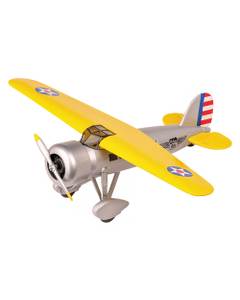 Macheta avion Lockheed Vega 6 pasageri 1927 argintiu 1:45