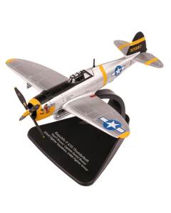 Macheta avion P-47 Thunderbolt 333rd FS gri cu negru 1:72