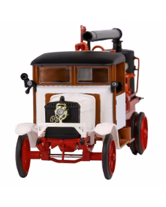 Macheta Berliet CBA 9 Camion Cisterna -Pompa Porte Alambic- 1925 Alb cu Rosu - Scara 1:43 - Magazine Models