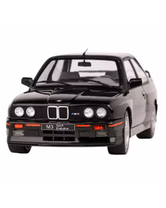Macheta auto BMW E30 M3 Evolution 1990 negru 1:18 Solido