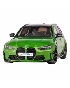 Macheta BMW M3 Competition M xDrive Touring G81 2024 verde metalizat 1:18 Solido