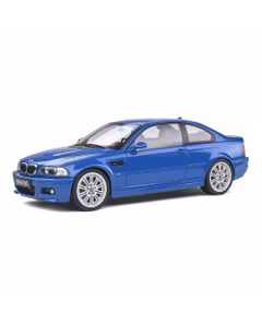 Macheta auto BMW M3 E46 2000 albastru 1:18 Solido