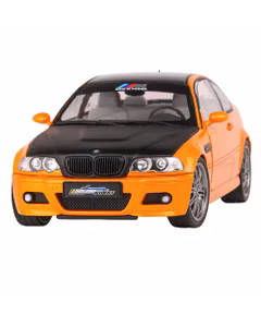 Macheta Auto BMW M3 E46 Coupe Solido Works Portocaliu Negru 1:18 Solido