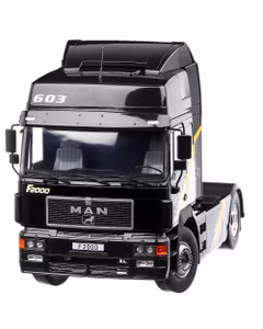 Macheta cap tractor MAN F2000 1994 scara 1:18 negru MCG