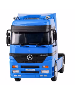 Macheta cap tractor Mercedes-Benz Actros I 2004 albastru 1:32 Welly