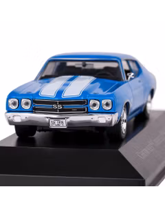 Macheta Auto Chevrolet Chevelle SS 454 Coupe 1970 Albastru1:43