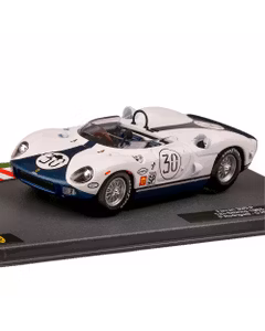 Macheta Ferrari 330P Spider No.30 12h Sebring 1965 alb cu albastru 1-43 - Resigilat