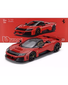 Macheta auto Ferrari F80 2024 Rosso Corsa rosu jante negre 1:18 Bburago