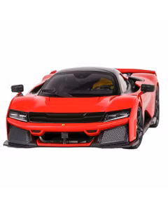 Macheta auto Ferrari F80 2024 Rosso Corsa rosu jante negre 1:18 Bburago