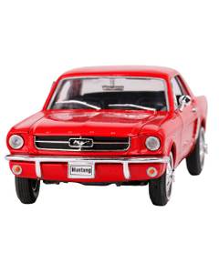 Macheta auto Ford Mustang Coupe 1964 rosu 1:24 Welly
