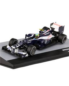 Macheta Formula 1 Williams Renault FW34 No.19 Malaysian GP 2012 Bruno Senna White Blue 1:43 Magazine Models