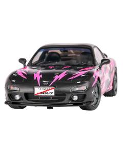 Macheta Mazda RX7 FD3RS Itasha Club - 1:18 Negru - Mov - Solido