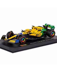 Macheta McLaren MCL38 F1 Monaco GP2024 No.81 Piastri cu casca pilot 1:43
