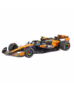 Macheta auto McLaren MCL39 Lando Norris No.4 Winner GP Australia 2025 portocaliu negru 1:18 Solido