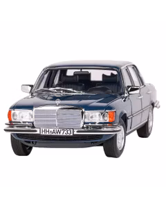 Macheta auto Mercedes-Benz 350 SEL 1979 albastru 1:18 Norev