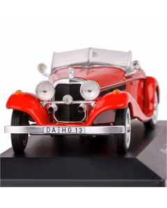 Macheta Mercedes-Benz 540K Spider Cabriolet 1936 Rosu Scara 1:43 Magazine Models - Resigilat