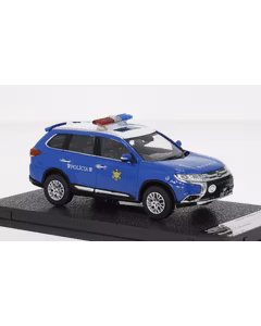 Macheta auto Mitsubishi Outlander 2017 Macau Police albastru 1:43 Vitesse