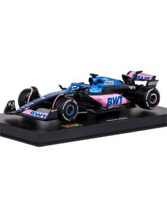 Macheta monopost Alpine A523 2023 F1 #31 Ocon cu casca pilot