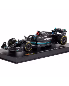 Macheta monopost Mercedes AMG W14 E Performance 2023 F1 #63 Russell cu casca