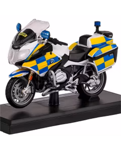 Macheta moto BMW R1200RT Politie Marea Britanie 2018 scara 1:18