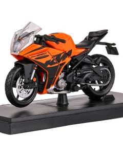 Macheta moto KTM RC390 2017 portocaliu cu negru 1:18