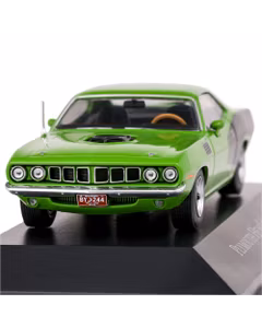 Macheta Auto Plymouth HEMI Cuda Coupe 1971 Verde 1:43