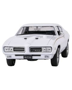 Macheta Pontiac GTO 1969 1:24 Alb Welly Diecast
