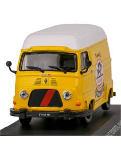 Macheta Renault Estafette Van Pennelli Cinghiale 1974 Galben cu Alb - Scara 1:43 - Magazine Models