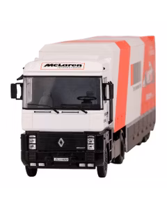 Macheta Renault Magnum AE500 Team Transporter McLaren Honda MP4/6 World Champion Season 1991 1:43 Magazine Models
